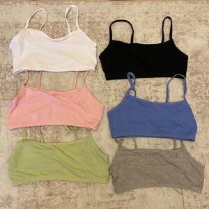 Everyday Stretch Bralette - White, Black, Pink, Blue, Green, Gray